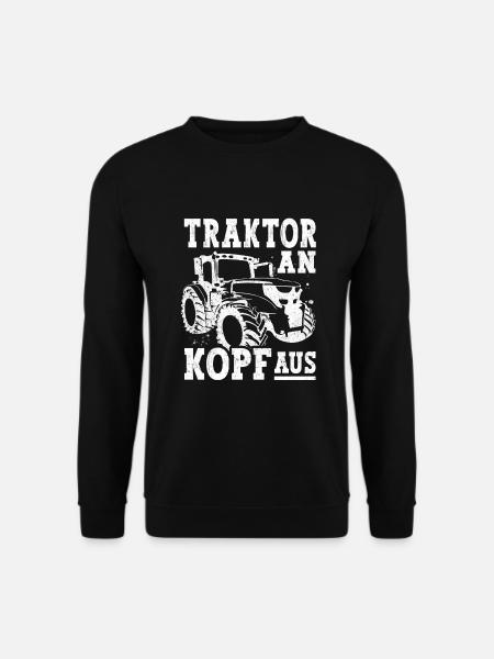 Traktor Landwirt Landmaschinenmechaniker Bauer - Unisex Pullover - Schwarz