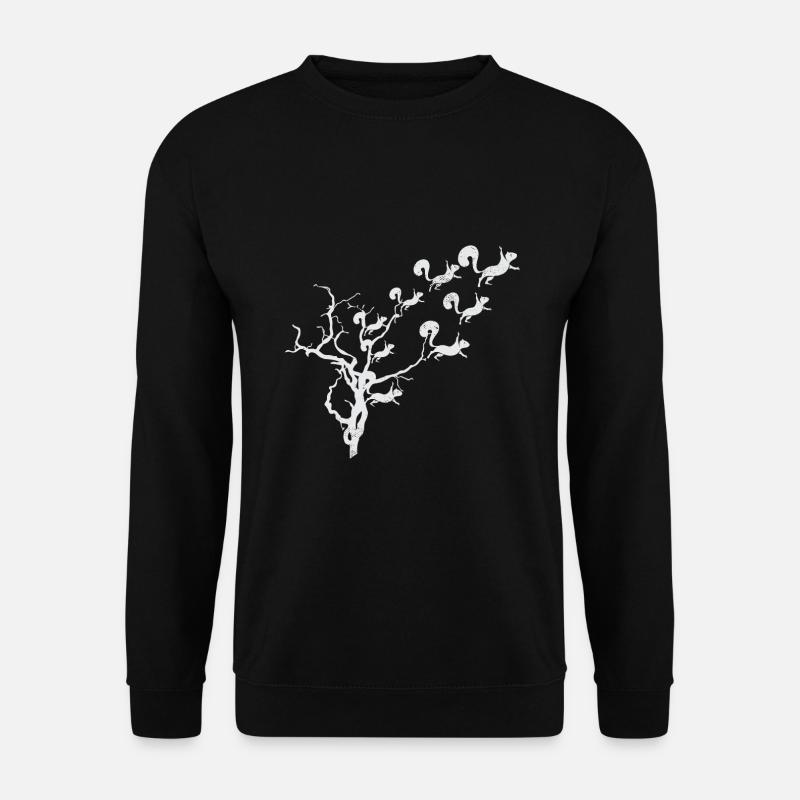 Squirrel Shadow - Unisex Pullover - Schwarz