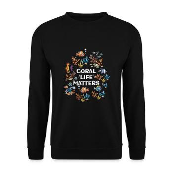 Aquarianer Aquarium - Unisex Pullover - Schwarz - Vorne - Alina (178cm) & Michal (187cm)