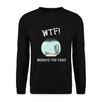Aquarianer Aquarium - Unisex Pullover - Schwarz - Vorne - Alina (178cm) & Michal (187cm)
