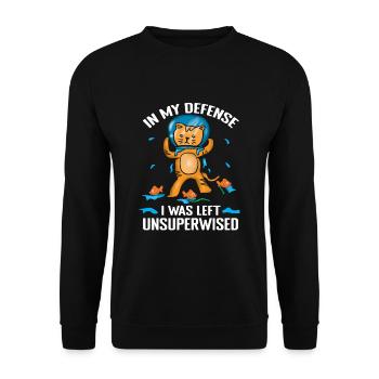 Aquarianer Aquarium - Unisex Pullover - Schwarz - Vorne - Alina (178cm) & Michal (187cm)