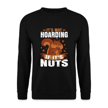 Squirrel Shadow - Unisex Pullover - Schwarz - Vorne - Alina (178cm) & Michal (187cm)