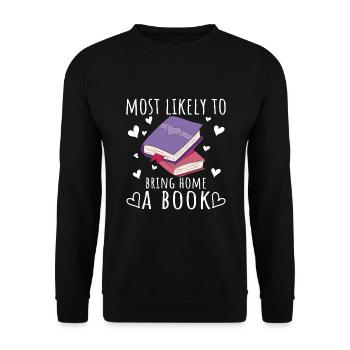 Lehrer Für Bibliothekar - Unisex Pullover - Schwarz - Vorne - Alina (178cm) & Michal (187cm)