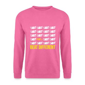 Trombone - Sweat-shirt Unisexe - rose - Devant