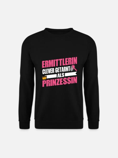 Forsensiker Ermittler des Tatorts - Unisex Pullover - Schwarz