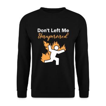 Souffleurs de verre soufflant de verre - Sweat-shirt Unisexe - noir - Devant - Alina (178cm) & Michal (187cm)
