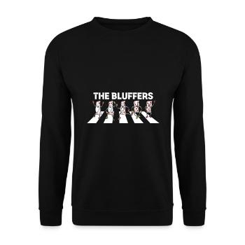 Poker Player Casino Gambler - Unisex Pullover - Schwarz - Vorne - Alina (178cm) & Michal (187cm)