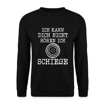 Tir sportif, tir sportif, tireurs sportifs - Sweat-shirt Unisexe - noir - Devant - Alina (178cm) & Michal (187cm)