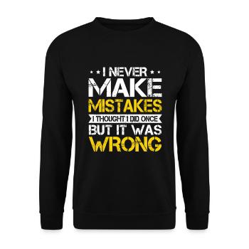Funny wheelchair driver disabled people - Unisex Pullover - Schwarz - Vorne - Alina (178cm) & Michal (187cm)