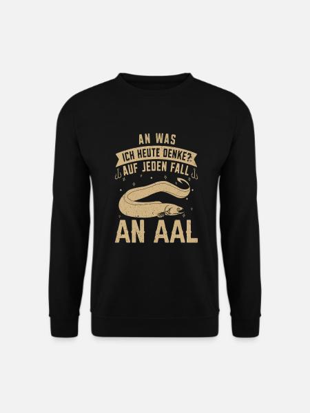 Angeln Geschenk Angler AAL angeln - Unisex Pullover - Schwarz