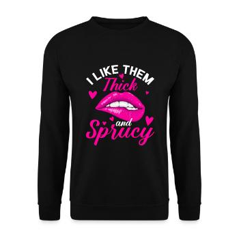 Drag Queen - Sweat-shirt Unisexe - noir - Devant - Alina (178cm) & Michal (187cm)