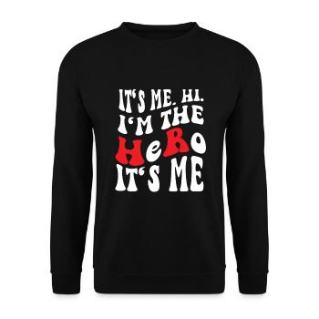 HR Manager Human Resource HR Staff - Unisex Sweatshirt - black - Front - Alina (178cm) & Michal (187cm)