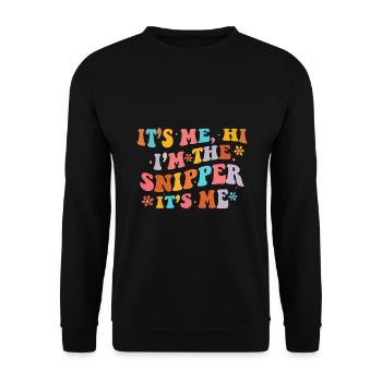 Urologue de vasectomie - Sweat-shirt Unisexe - noir - Devant - Alina (178cm) & Michal (187cm)