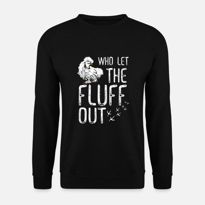 Silkie chicken - Unisex Sweatshirt - black
