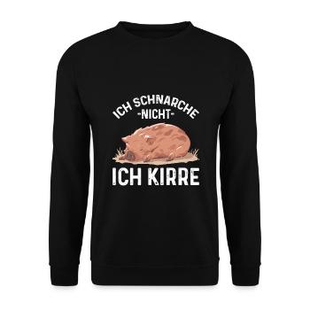 Chasseur chassant le sanglier - Sweat-shirt Unisexe - noir - Devant - Alina (178cm) & Michal (187cm)