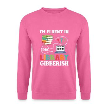 Bibliotheksassistent Bibliothek Assistent - Unisex Pullover - Pink - Vorne