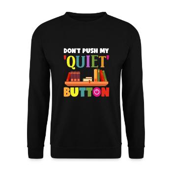 Library Assistant Library Assistant - Unisex Sweatshirt - black - Front - Alina (178cm) & Michal (187cm)