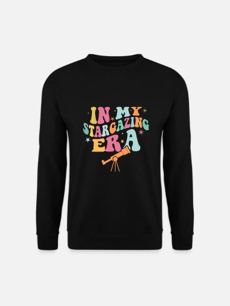 Stargazing Teleskop Astronomie Stargazer - Unisex Pullover - Schwarz