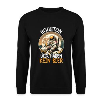 Buveur de bière Bière Amateur de bière Bière ventre - Sweat-shirt Unisexe - noir - Devant - Alina (178cm) & Michal (187cm)