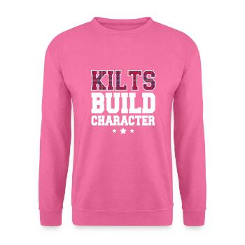 Scottish kilt - Unisex Sweatshirt - pink - Front