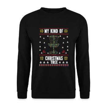Disc golf - Unisex Pullover - Schwarz - Vorne - Alina (178cm) & Michal (187cm)