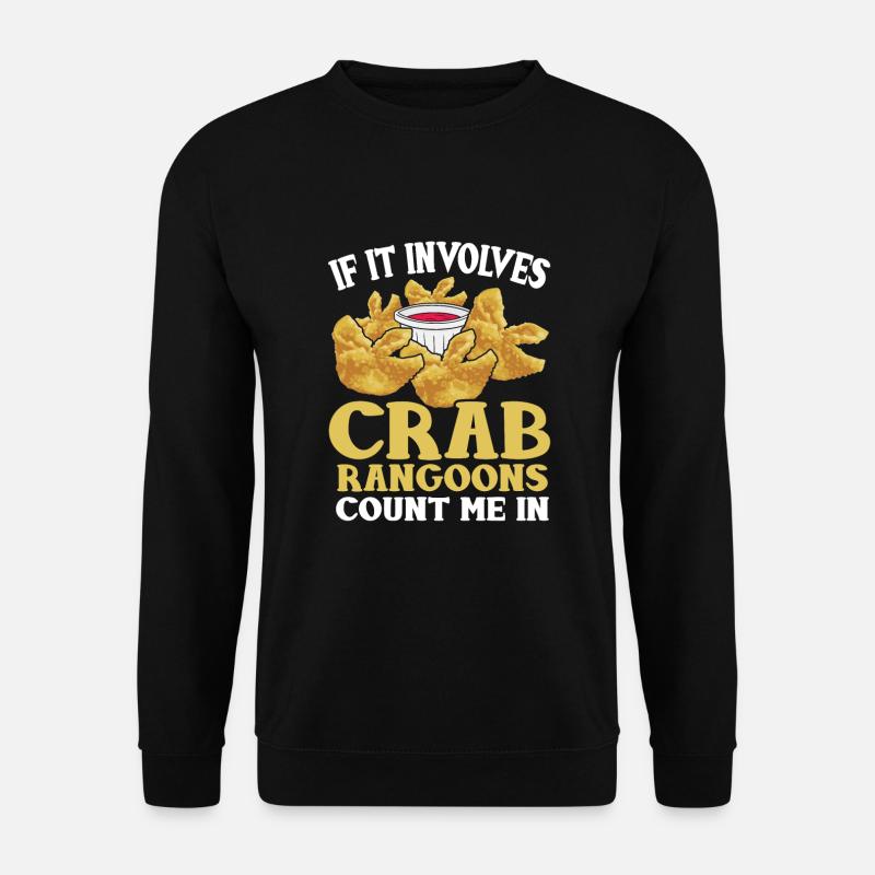 Drôle de crabe Rangoon - Sweat-shirt Unisexe - noir