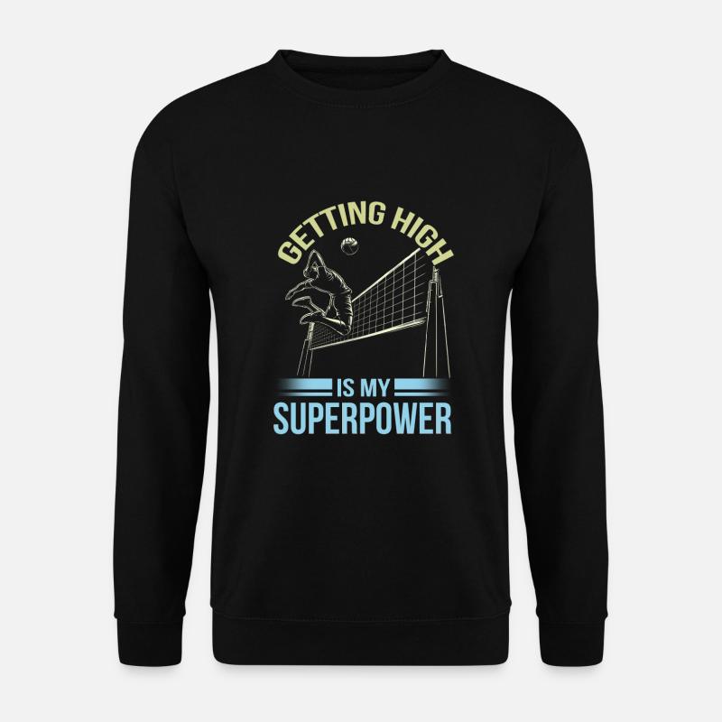 Funny volleyball player - Unisex Sweatshirt - black