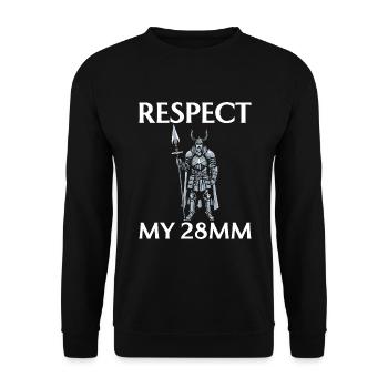 Miniaturmalerei miniature Painting - Unisex Pullover - Schwarz - Vorne - Alina (178cm) & Michal (187cm)