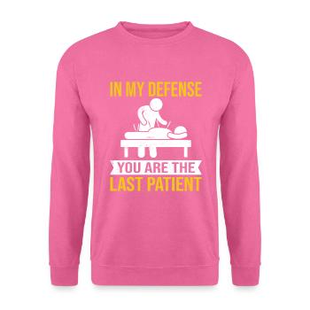 Acupuncteur Acupuncture - Sweat-shirt Unisexe - rose - Devant
