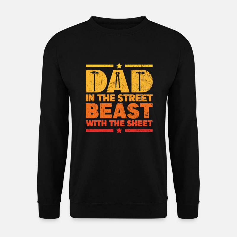 sheet metal worker - Unisex Sweatshirt - black