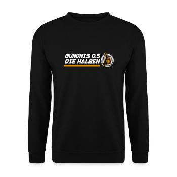 Biertrinker Bier - Unisex Pullover - Schwarz - Vorne - Alina (178cm) & Michal (187cm)