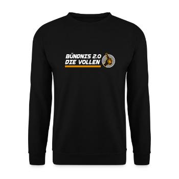 Biertrinker Bier - Unisex Pullover - Schwarz - Vorne - Alina (178cm) & Michal (187cm)