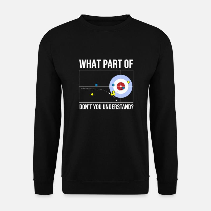 Curling Curler - Sweat-shirt Unisexe - noir