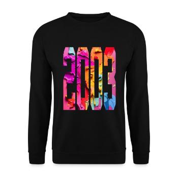 BUNT 23RD BIRTHDAY 2003 - Unisex Sweatshirt - black - Front - Alina (178cm) & Michal (187cm)