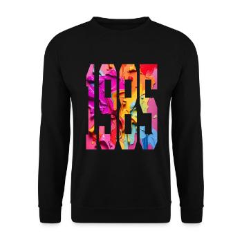 BUNT 41ST BIRTHDAY 1985 - Unisex Sweatshirt - black - Front - Alina (178cm) & Michal (187cm)