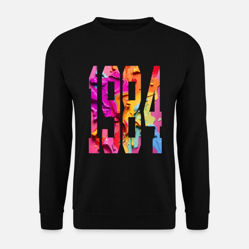 BUNT 42. GEBURTSTAG 1984 - Unisex Pullover - Schwarz