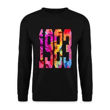 BUNT 43RD BIRTHDAY 1983 - Unisex Sweatshirt - black - Front - Alina (178cm) & Michal (187cm)