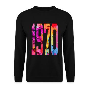 BUNT 56E ANNIVERSAIRE 1970 - Sweat-shirt Unisexe - noir - Devant - Alina (178cm) & Michal (187cm)