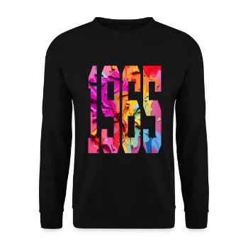 BUNT 61ST BIRTHDAY 1965 - Unisex Sweatshirt - black - Front - Alina (178cm) & Michal (187cm)