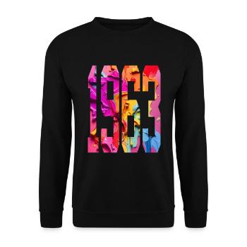 BUNT 63E ANNIVERSAIRE 1963 - Sweat-shirt Unisexe - noir - Devant - Alina (178cm) & Michal (187cm)