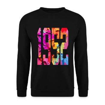 BUNT 74TH BIRTHDAY 1952 - Unisex Sweatshirt - black - Front - Alina (178cm) & Michal (187cm)