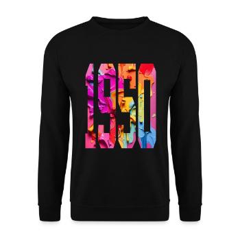 BUNT 76TH BIRTHDAY 1950 - Unisex Sweatshirt - black - Front - Alina (178cm) & Michal (187cm)