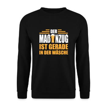 Buveur de bière, va chercher de la bière - Sweat-shirt Unisexe - noir - Devant - Alina (178cm) & Michal (187cm)