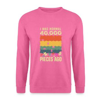 Puzzle - Unisex Sweatshirt - pink - Front