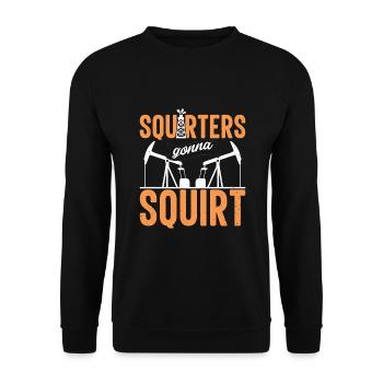 Travailleur pétrolier Ouvrier d’une plate-forme pétrolière - Sweat-shirt Unisexe - noir - Devant - Alina (178cm) & Michal (187cm)