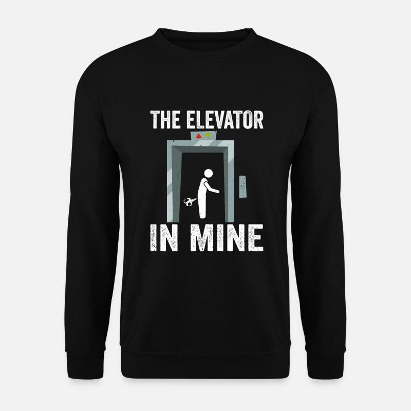 Ascenseur pétant - Sweat-shirt Unisexe - noir