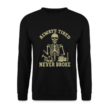 Travailleur pétrolier Ouvrier d’une plate-forme pétrolière - Sweat-shirt Unisexe - noir - Devant - Alina (178cm) & Michal (187cm)