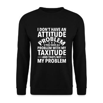 Accountant CPA Tax Preparer - Unisex Sweatshirt - black - Front - Alina (178cm) & Michal (187cm)