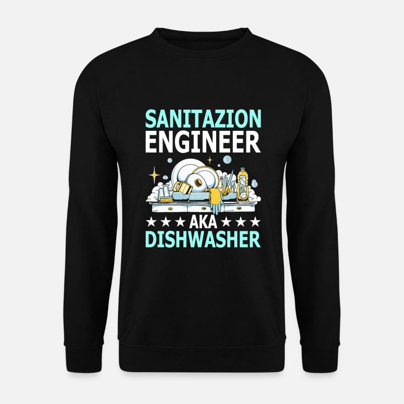 Lave-vaisselle - Sweat-shirt Unisexe - noir