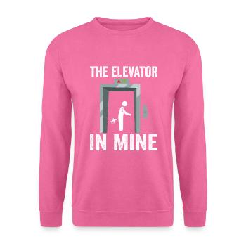 Farting Elevator - Unisex Sweatshirt - pink - Front